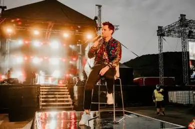 Autokoncert - Leoš Mareš na Autodromu Most