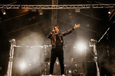 Autokoncert - Leoš Mareš na Autodromu Most