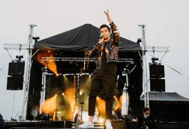 Autokoncert - Leoš Mareš na Autodromu Most