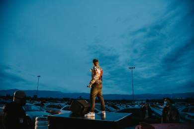 Autokoncert - Leoš Mareš na Autodromu Most