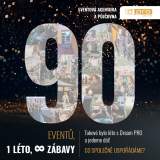 1 léto, 90 eventů