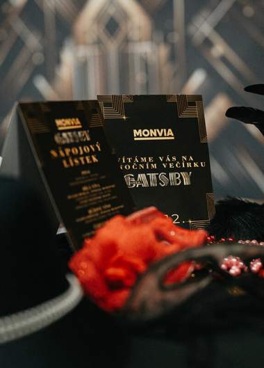 Vánoční večírek Monzas - Velký Gatsby