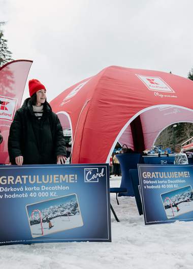 Promo akce Kaufland Card - Sáňkování