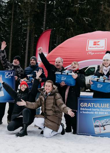 Promo akce Kaufland Card - Sáňkování