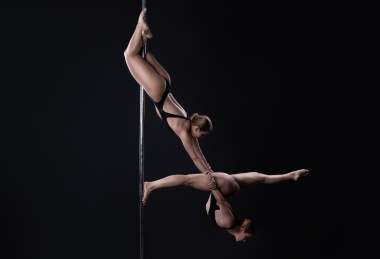 Pole dance doubles