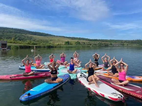 Paddleboard cvičení