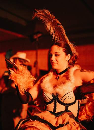 Vánoční večírek na Divokém Západě