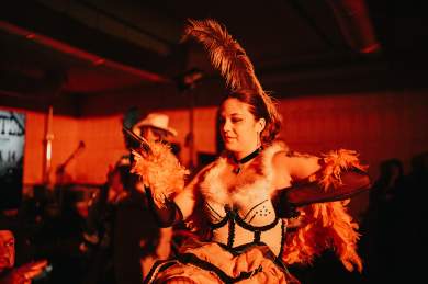 Vánoční večírek na Divokém Západě