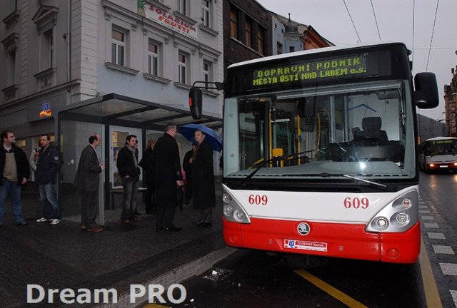 Slavnostní zahájení trolejbusové trati na Střekov