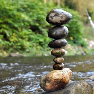 Land art & stone balancing