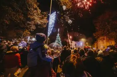 Rozsvícení vánočního stromečku Neštěmice 2019