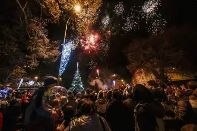 Rozsvícení vánočního stromečku Neštěmice 2019
