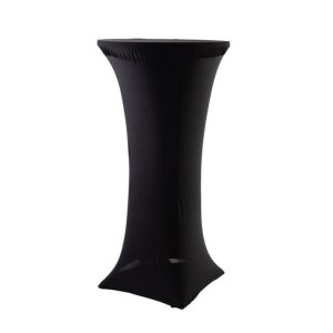 Ubrus na barový stolek černý 60 cm