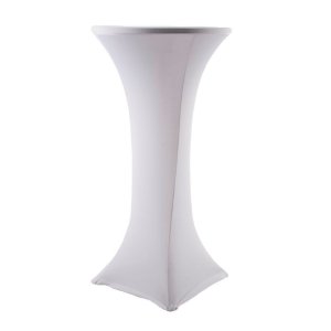 Ubrus na barový stolek bílý 60 cm