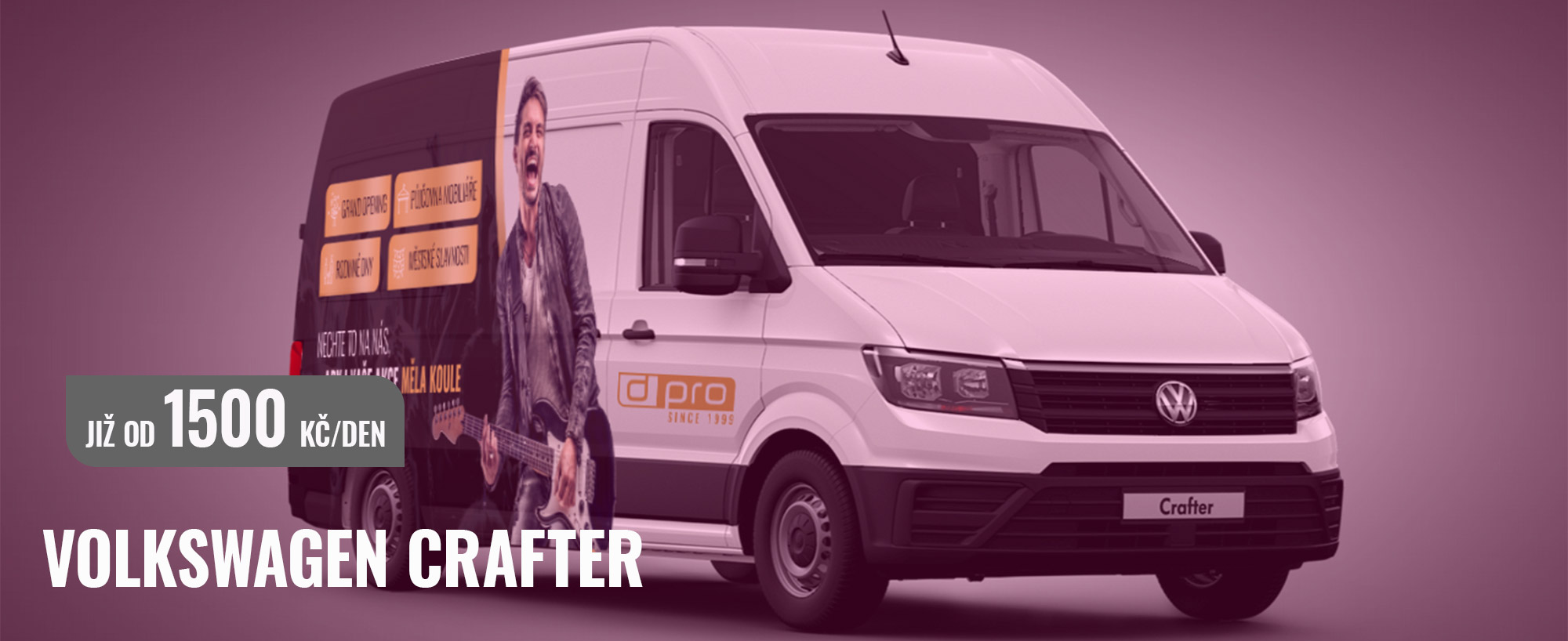 Dream PRO - Půjčovna užitkových vozů - Crafter